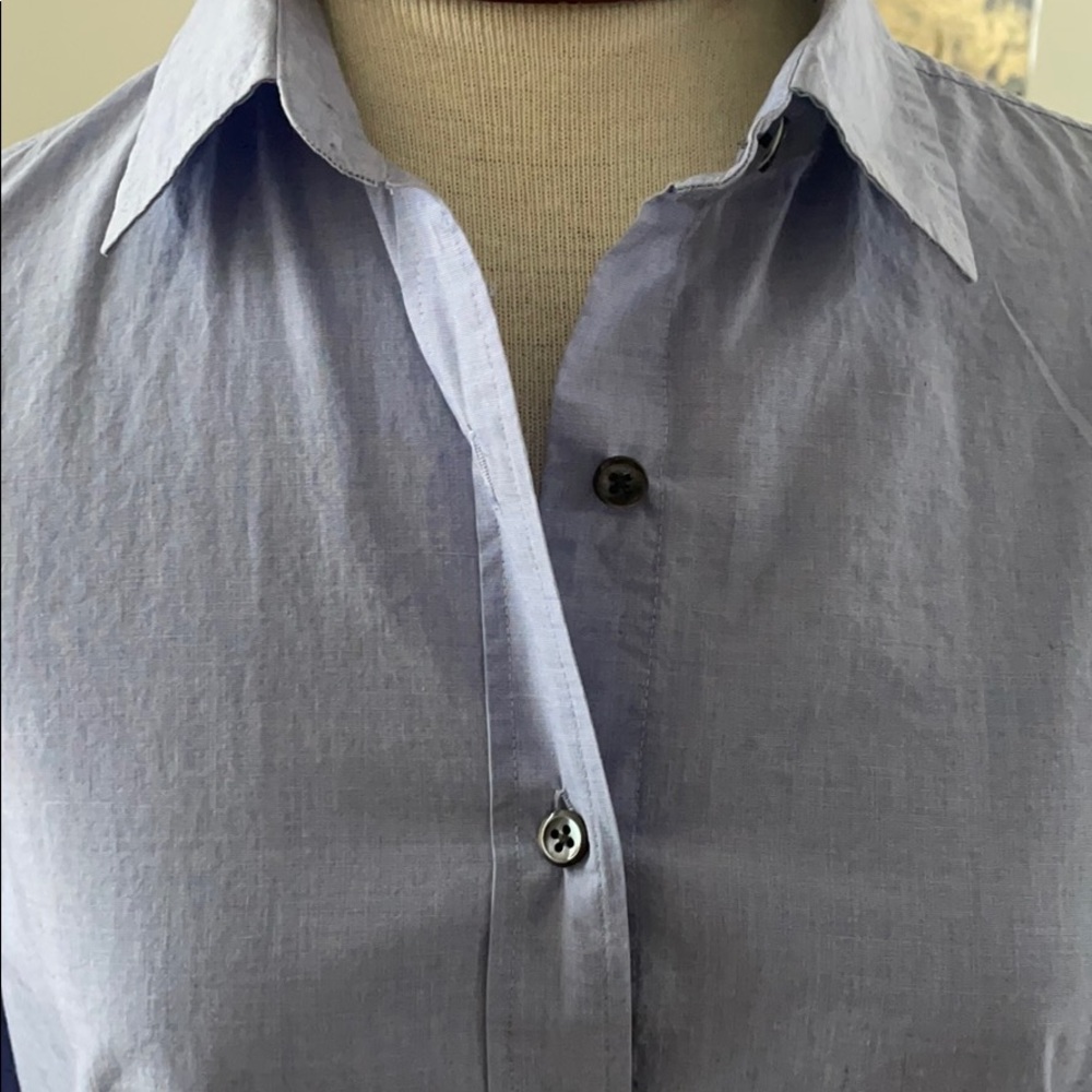 J. Crew Button Down Blue Shirt - Picture 2 of 6
